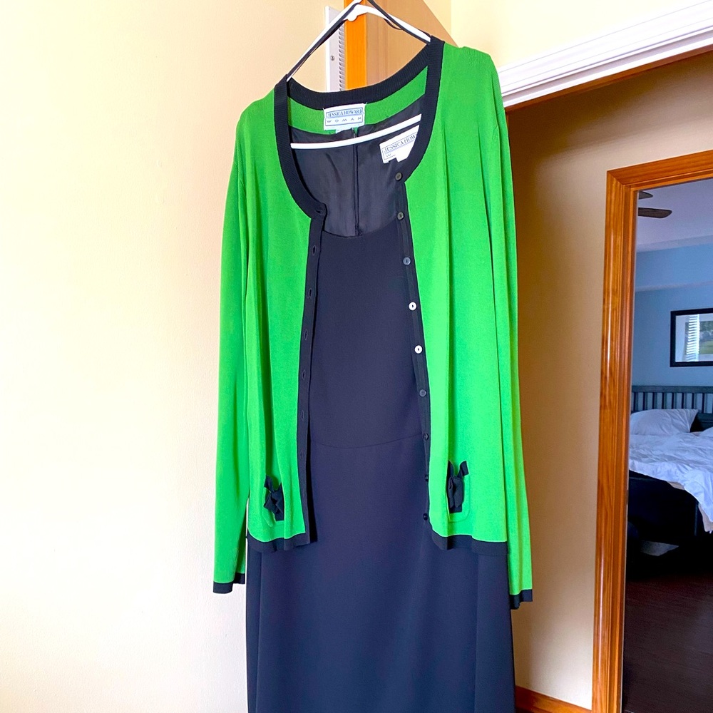 Jessica Howard Sheath Dress with Sweater